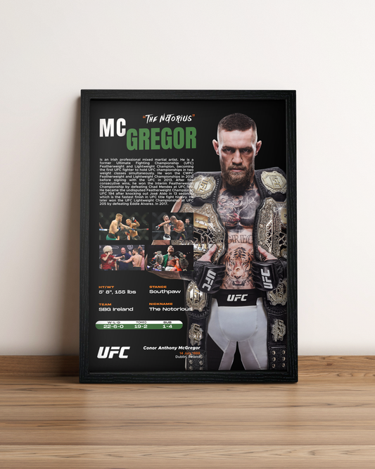 McGregor - Cuadro Deportista #4
