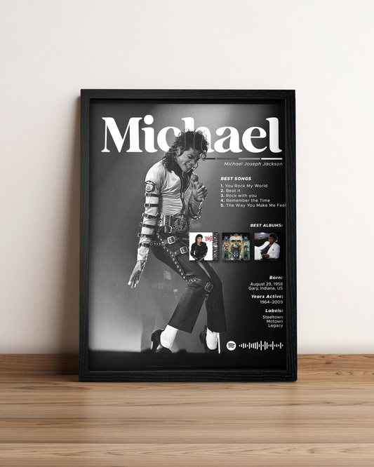 Michael Jackson - Cuadro Artista #4