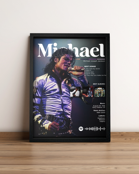 Michael Jackson - Cuadro Artista #5