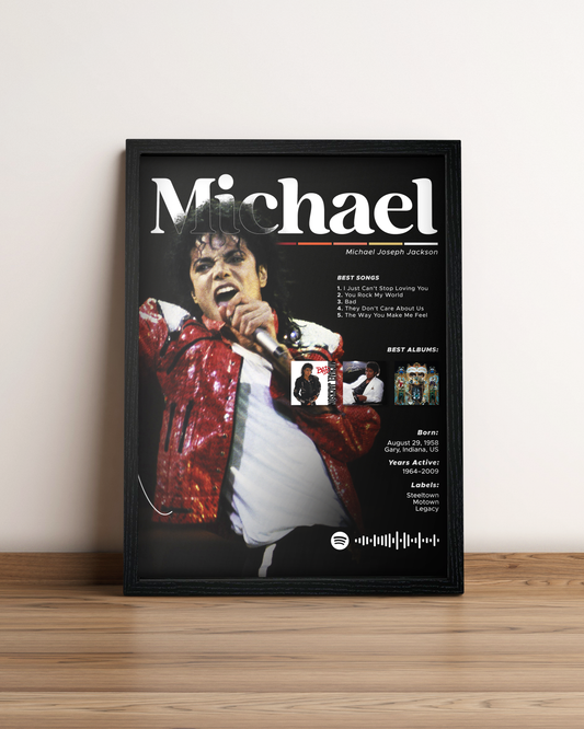 Michael Jackson - Cuadro Artista
