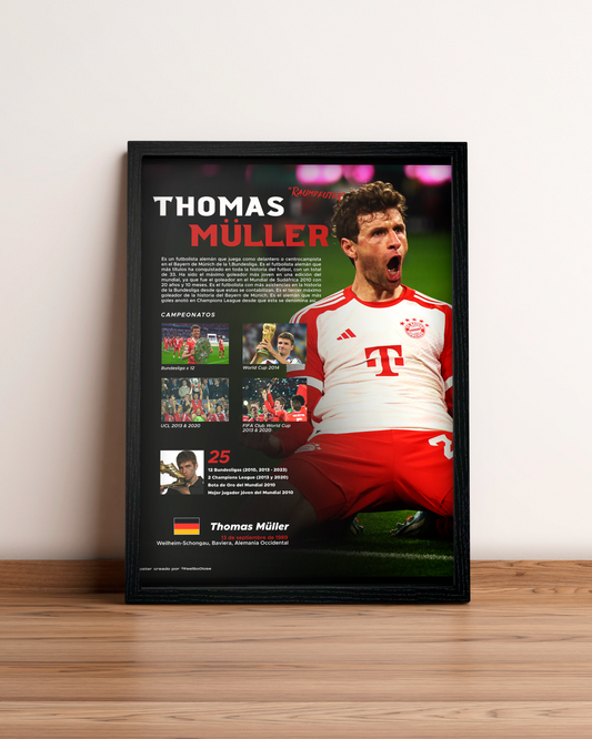 Thomas Müller - Cuadro Deportista