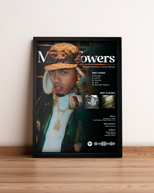 Myke Towers - Cuadro Artista #3