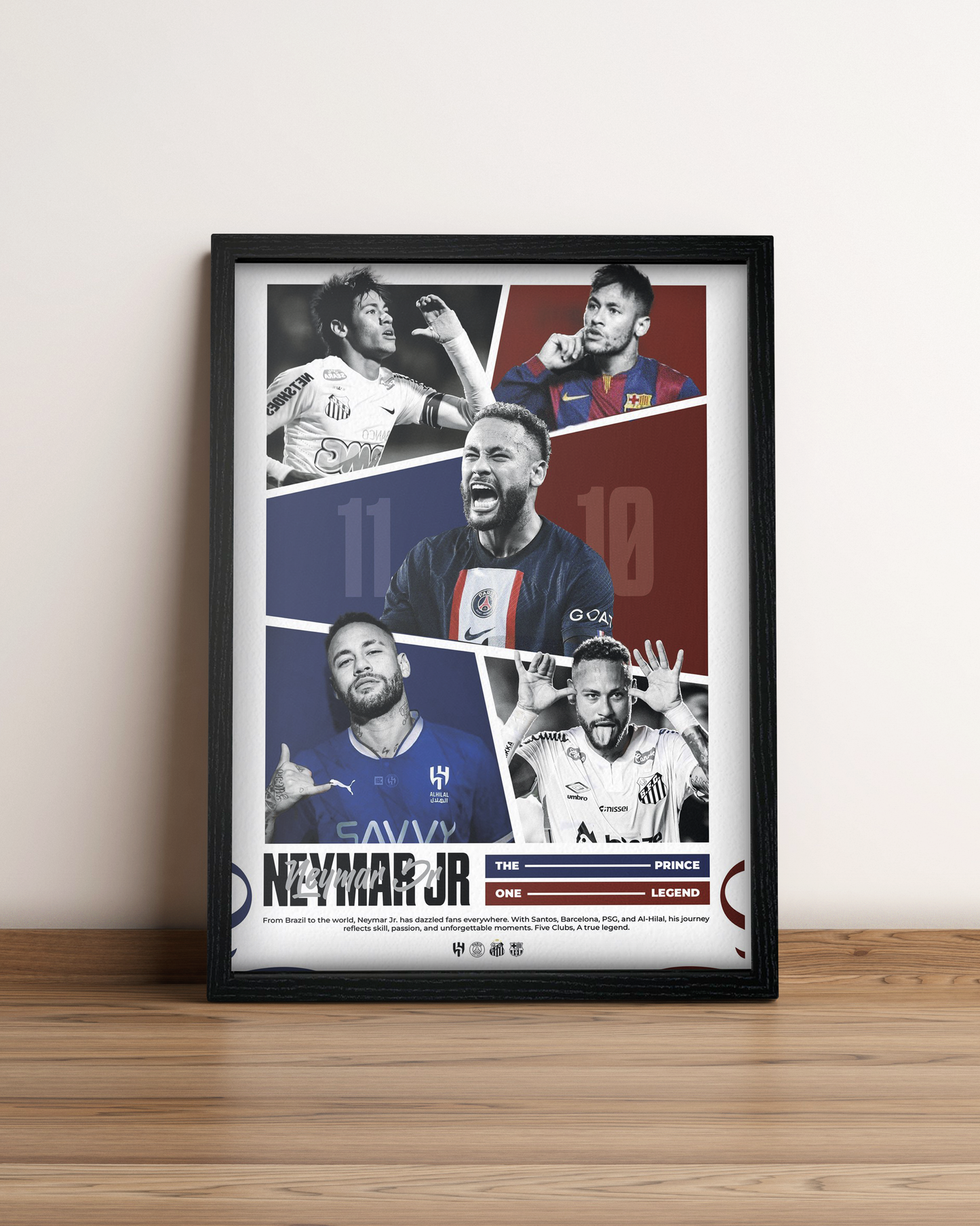 Neymar Jr - Cuadro Deportista #11