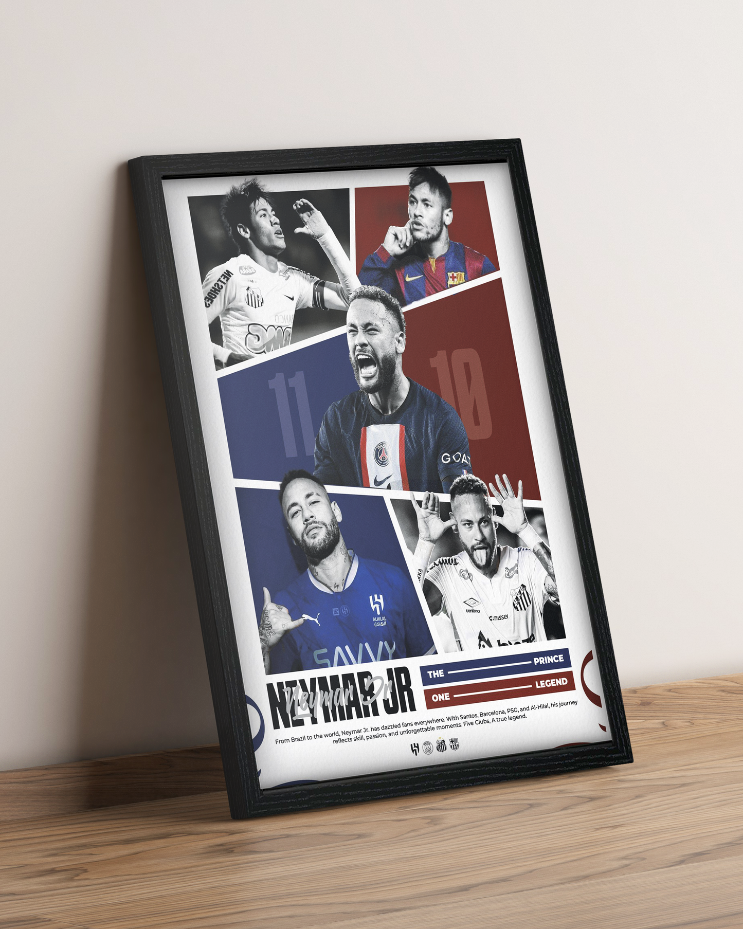 Neymar Jr - Cuadro Deportista #11