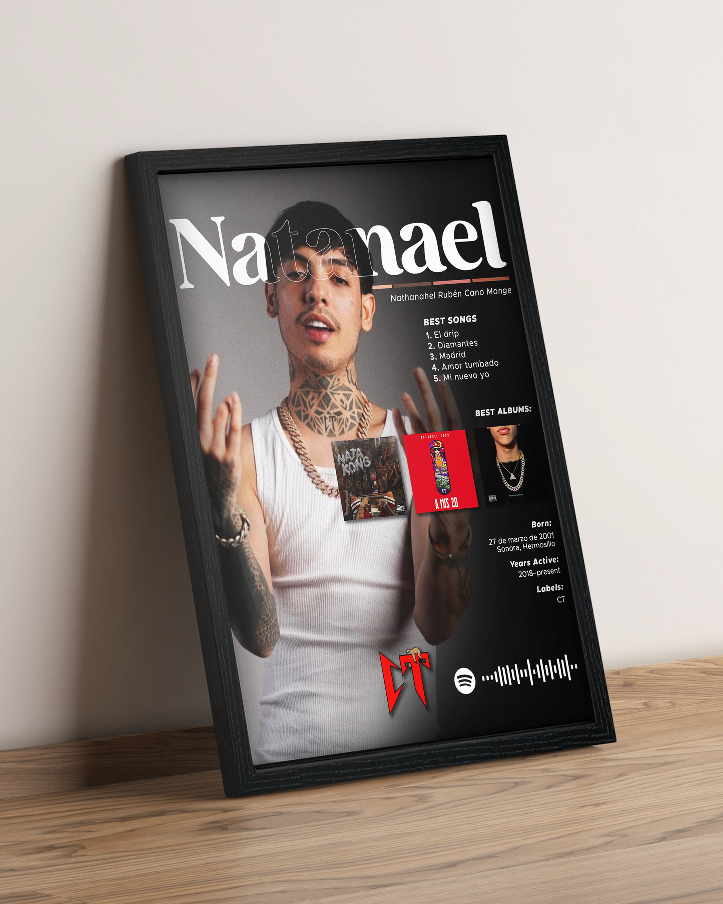 Natanael Cano - Cuadro Artista