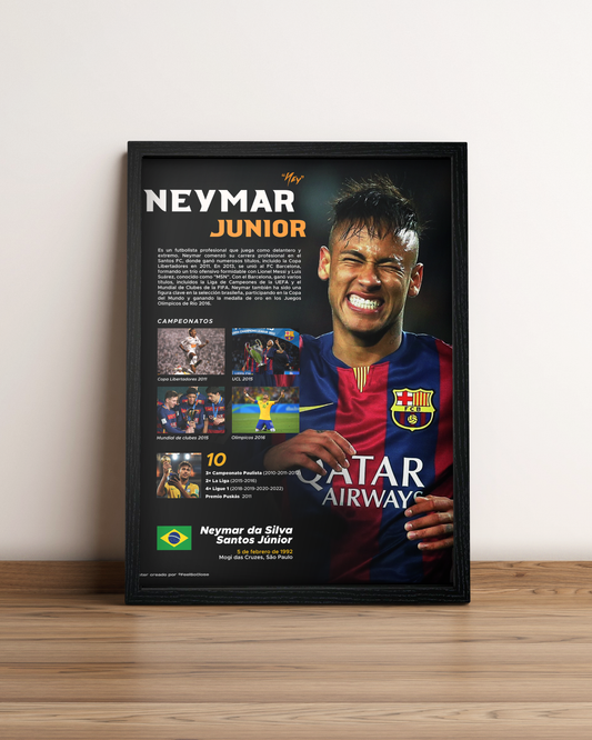 Neymar Jr - Cuadro Deportista