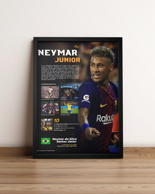 Neymar Jr - Cuadro Deportista #2