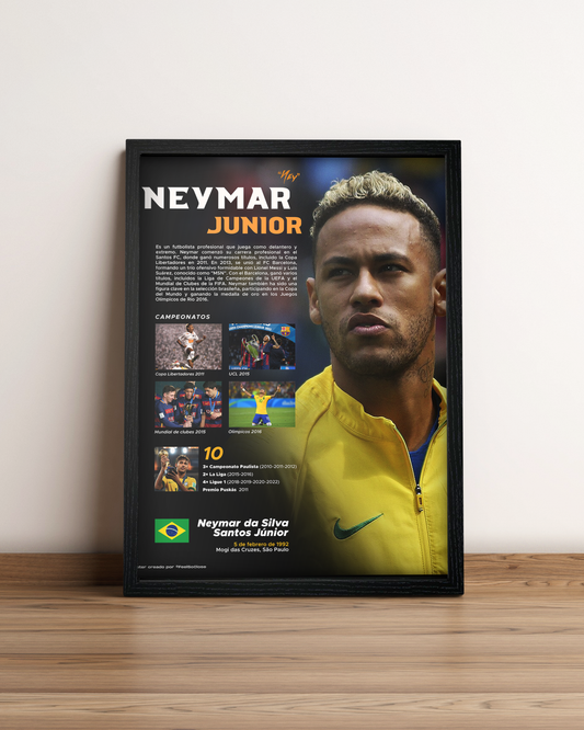 Neymar Jr - Cuadro Deportista #5