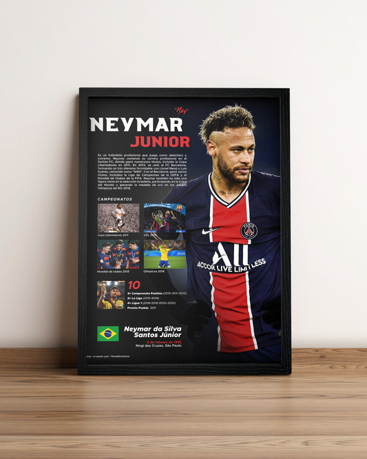Neymar Jr - Cuadro Deportista #7