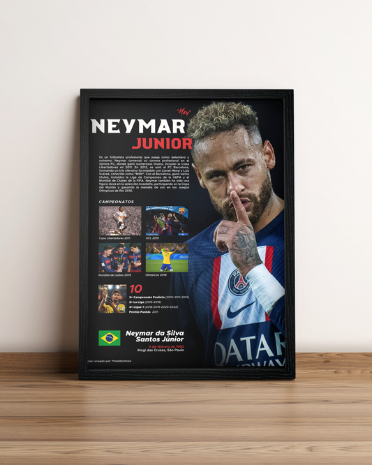 Neymar Jr - Cuadro Deportista #6