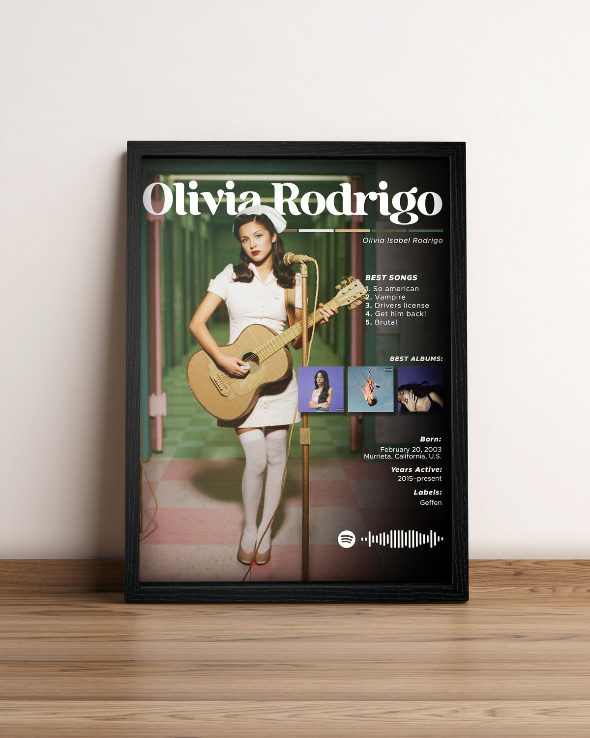Olivia Rodrigo - Cuadro Artista #4