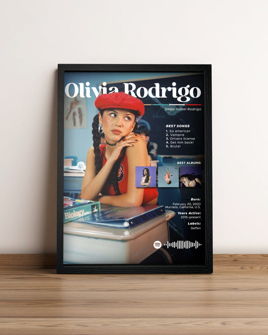 Olivia Rodrigo - Cuadro Artista #5