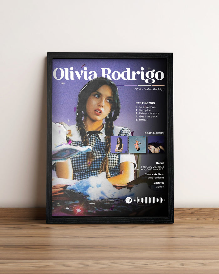 Olivia Rodrigo - Cuadro Artista #6