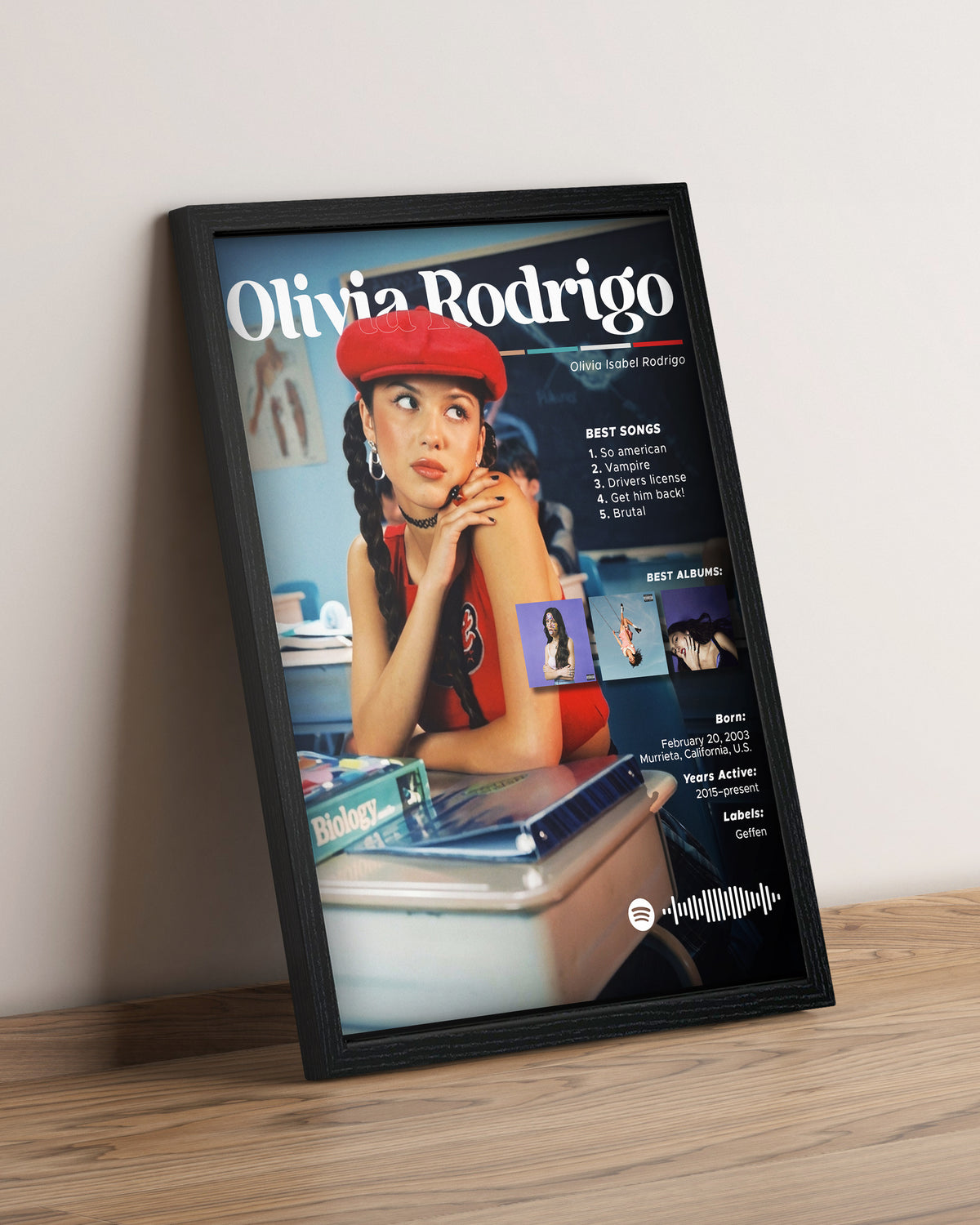 Olivia Rodrigo - Cuadro Artista #5