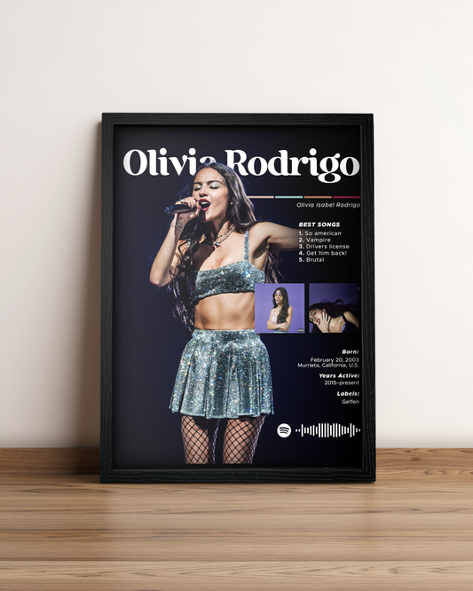 Olivia Rodrigo - Cuadro Artista #2