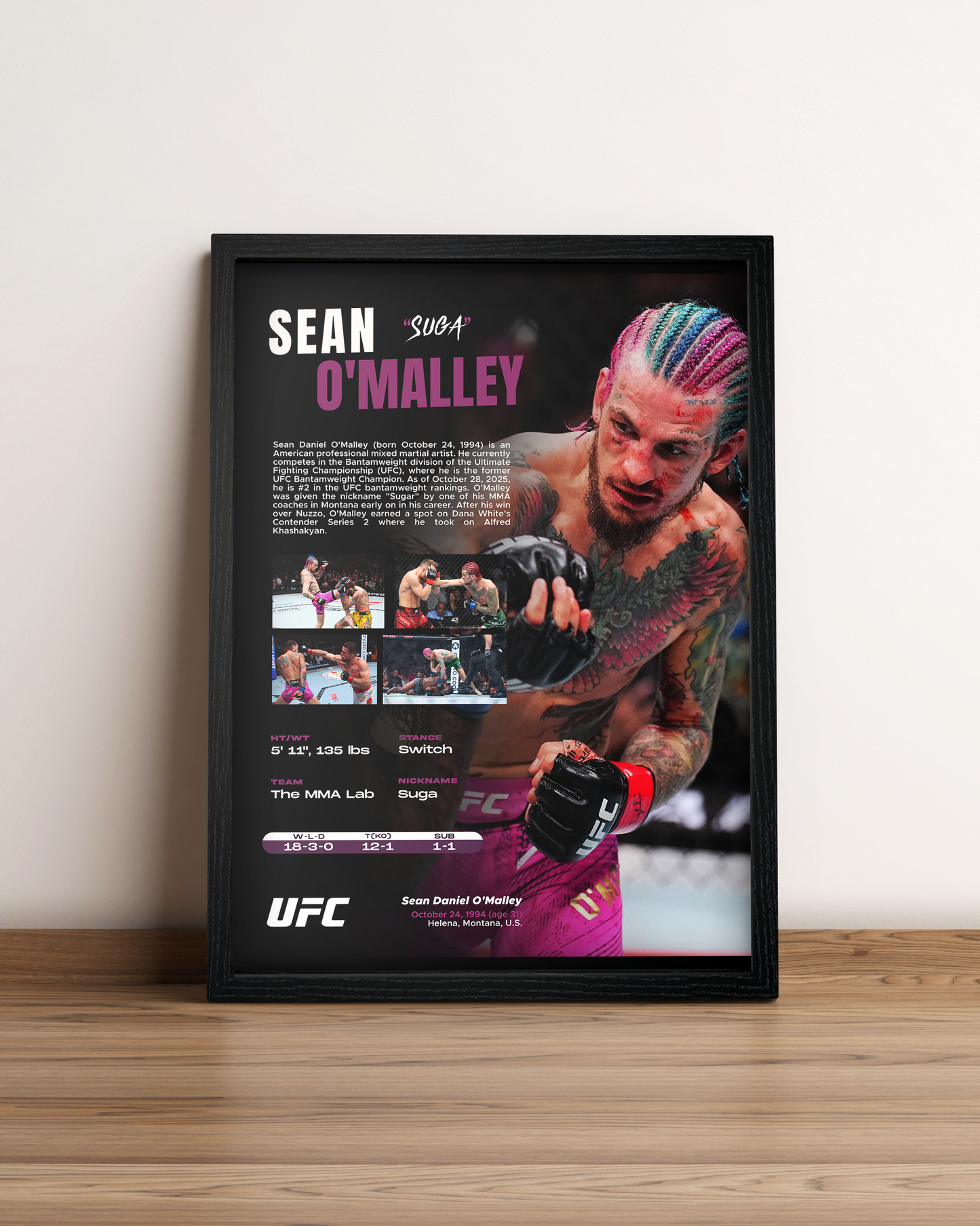 Sean O'Malley - Cuadro Deportista