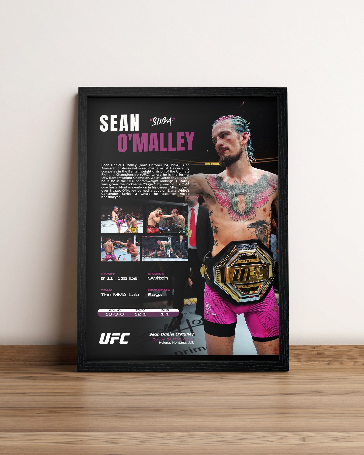 Sean O'Malley - Cuadro Deportista #5