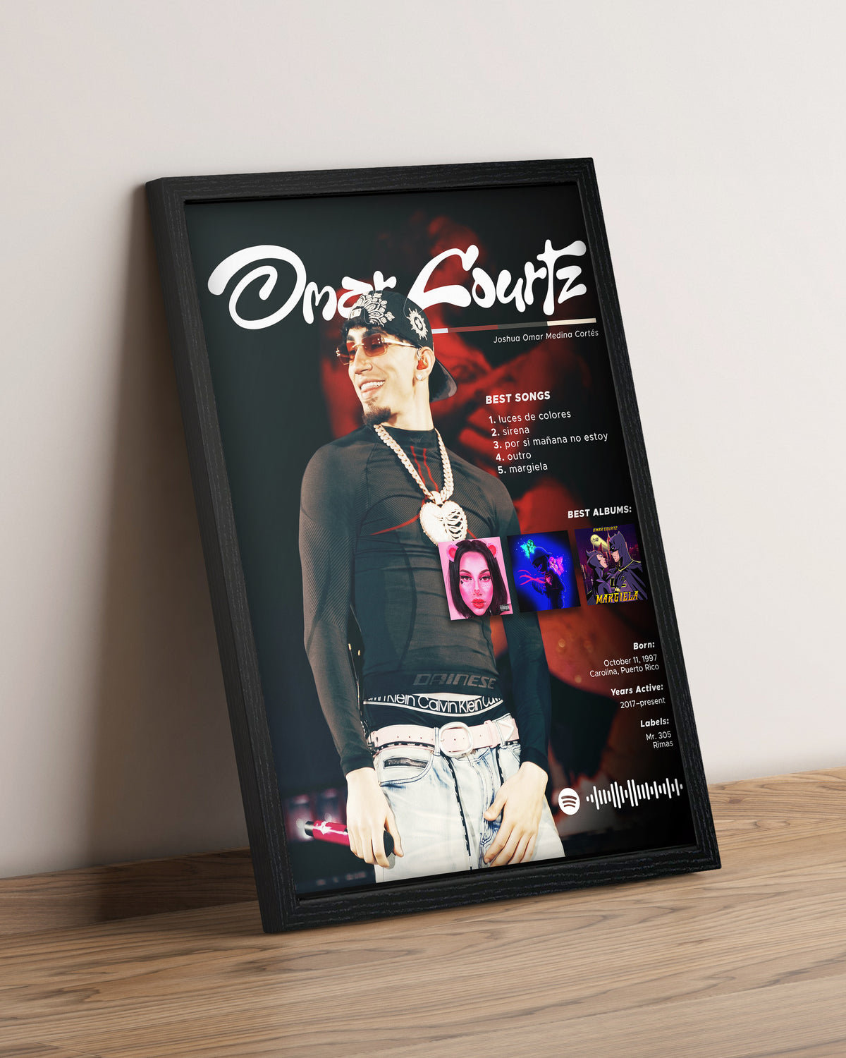 Omar Courtz - Cuadro Artista #5