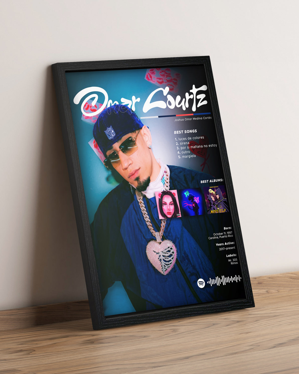 Omar Courtz - Cuadro Artista #4
