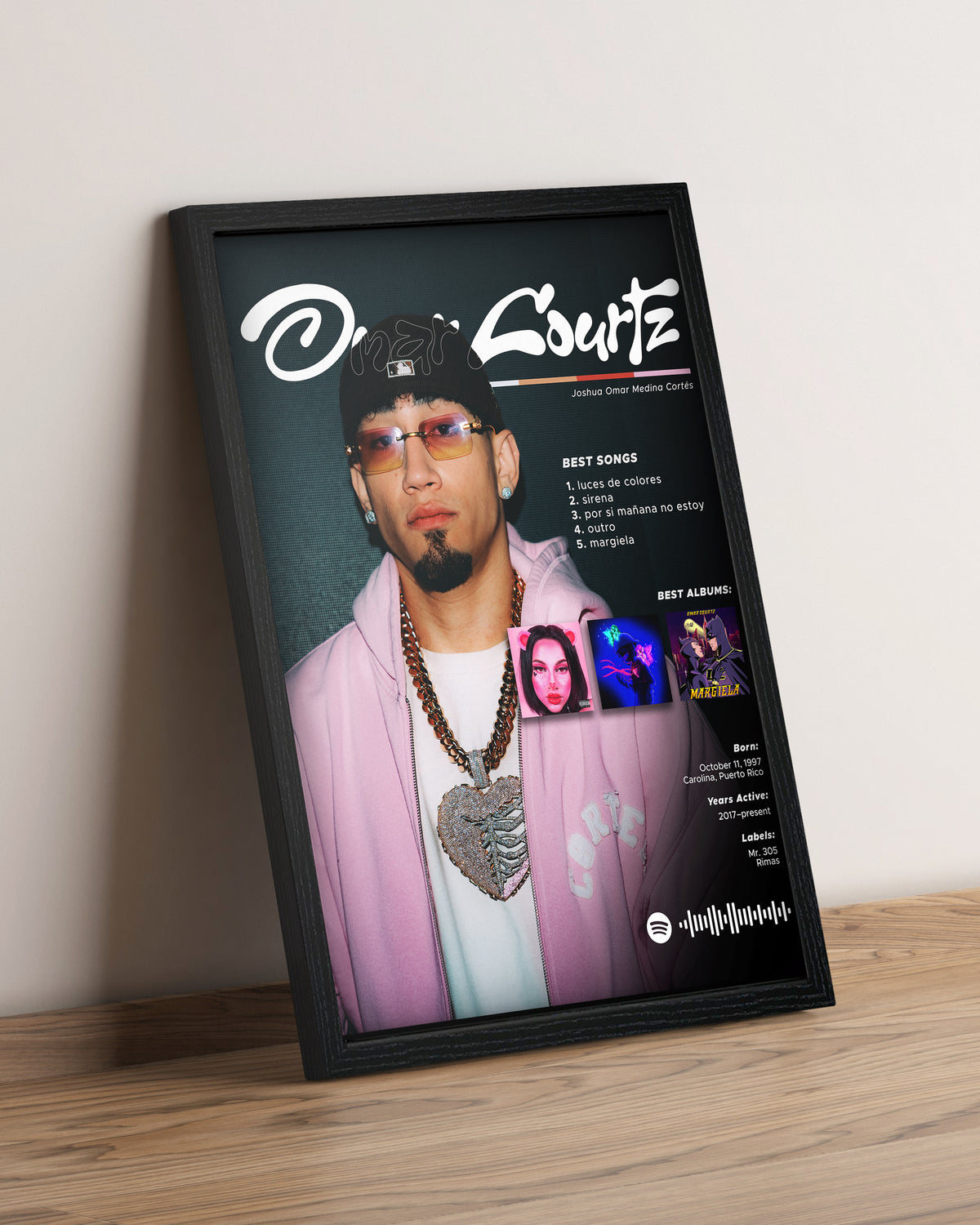 Omar Courtz - Cuadro Artista #3