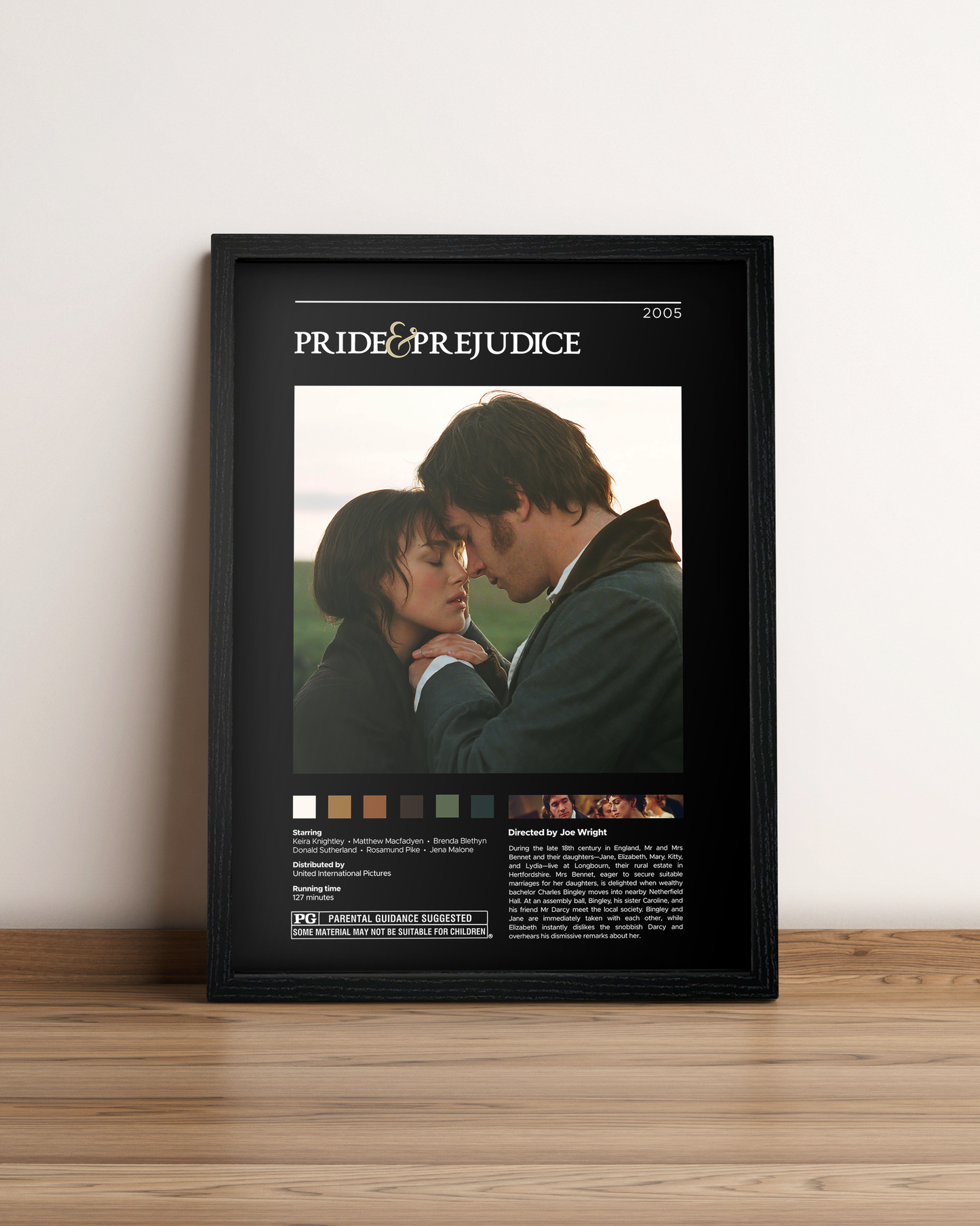 Orgullo y prejuicio - Cuadro Película