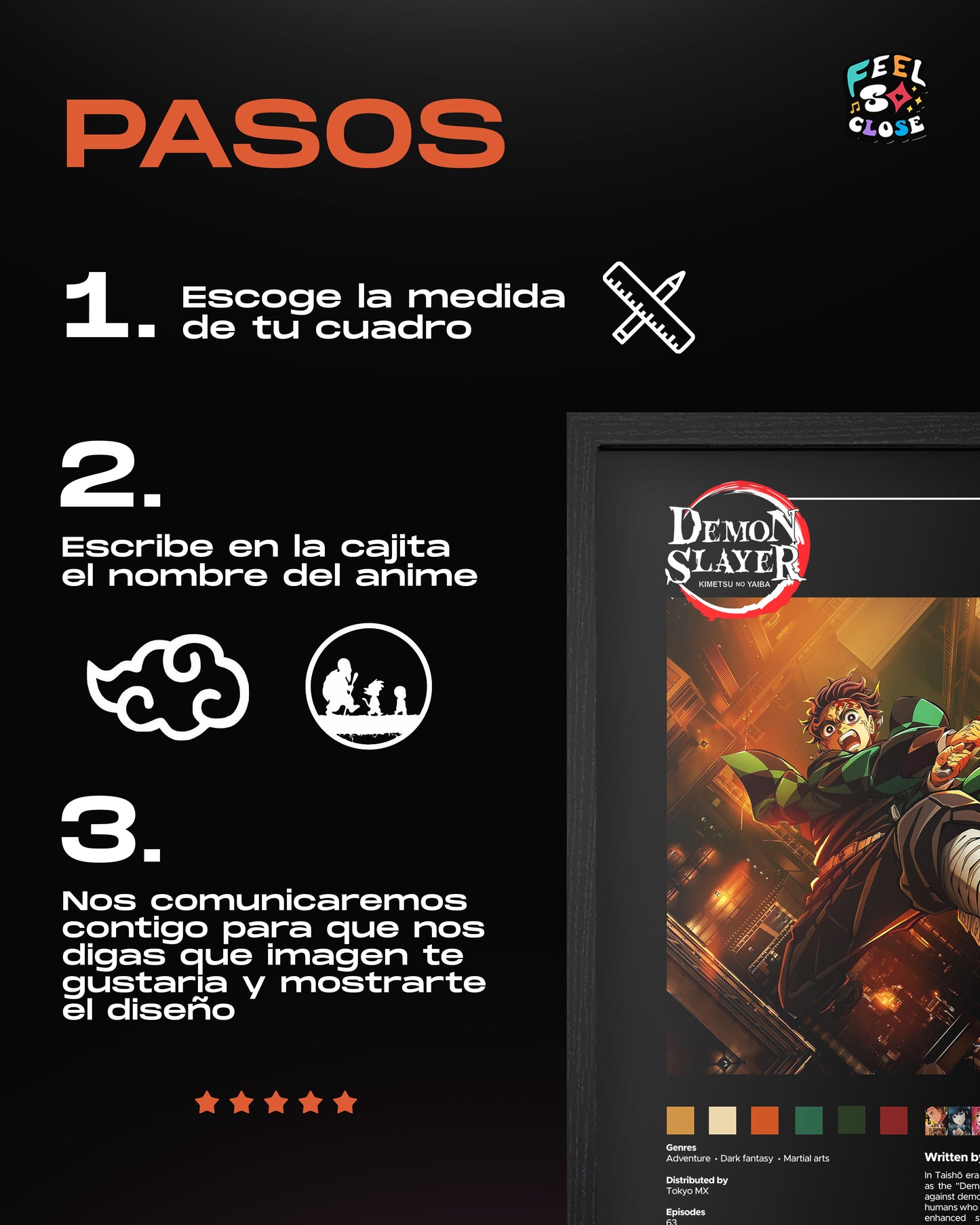 Cuadro de Anime Personalizado