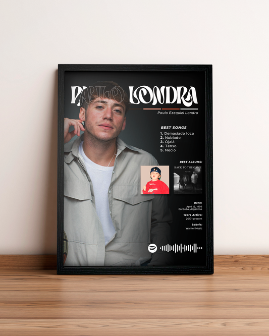 Paulo Londra - Cuadro Artista