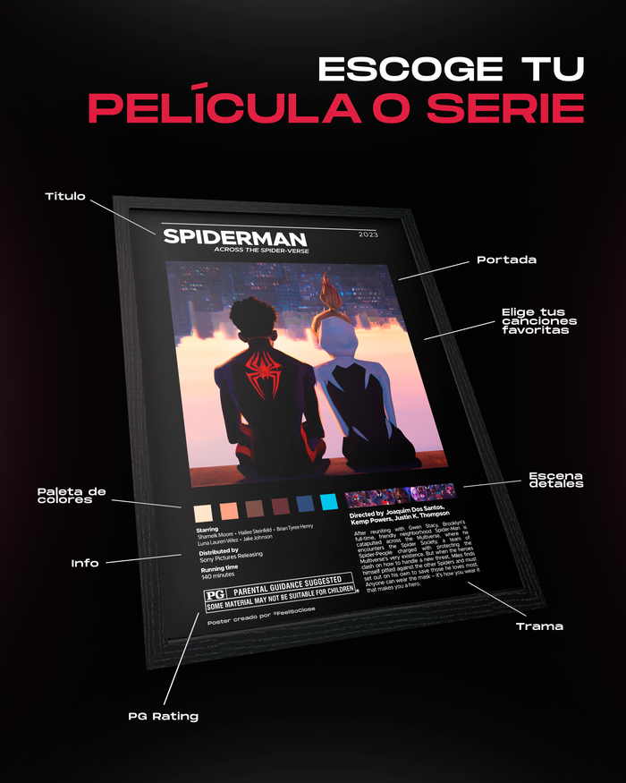 Cuadro de Película o Serie Personalizado