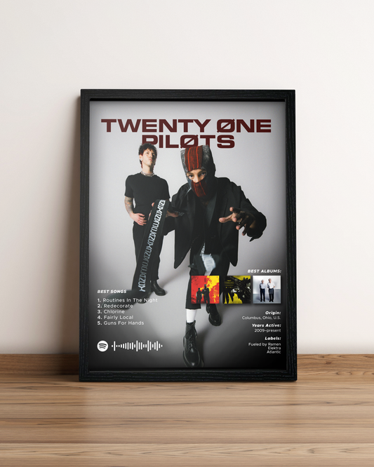Twenty One Pilots - Cuadro Artista