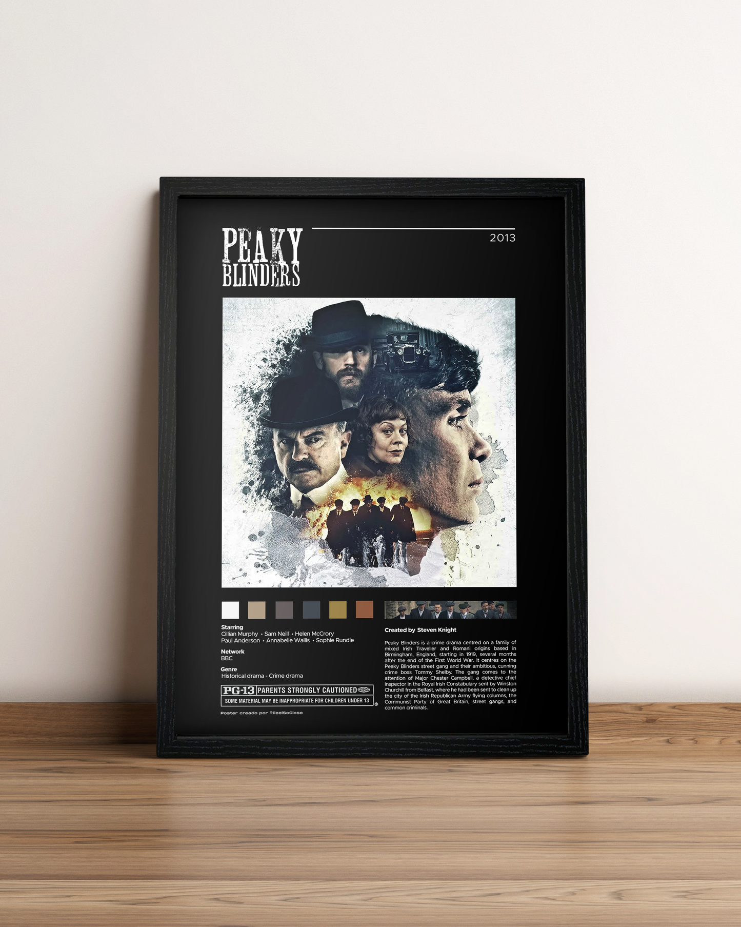 Peaky Blinders - Cuadro Serie