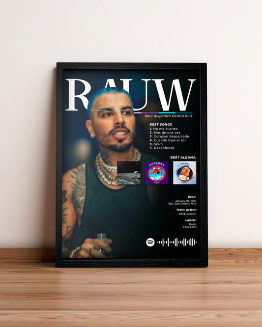 Rauw Alejandro - Cuadro Artista #2