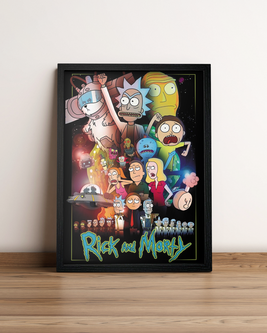 Rick y Morty - Cuadro Serie #3