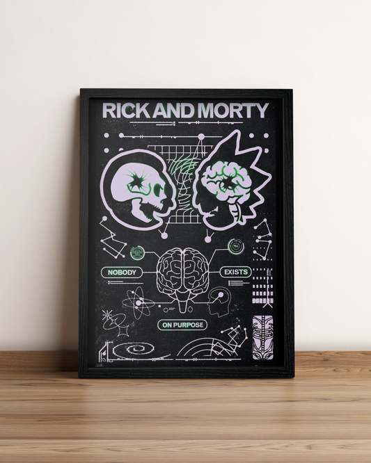 Rick y Morty - Cuadro Serie #6