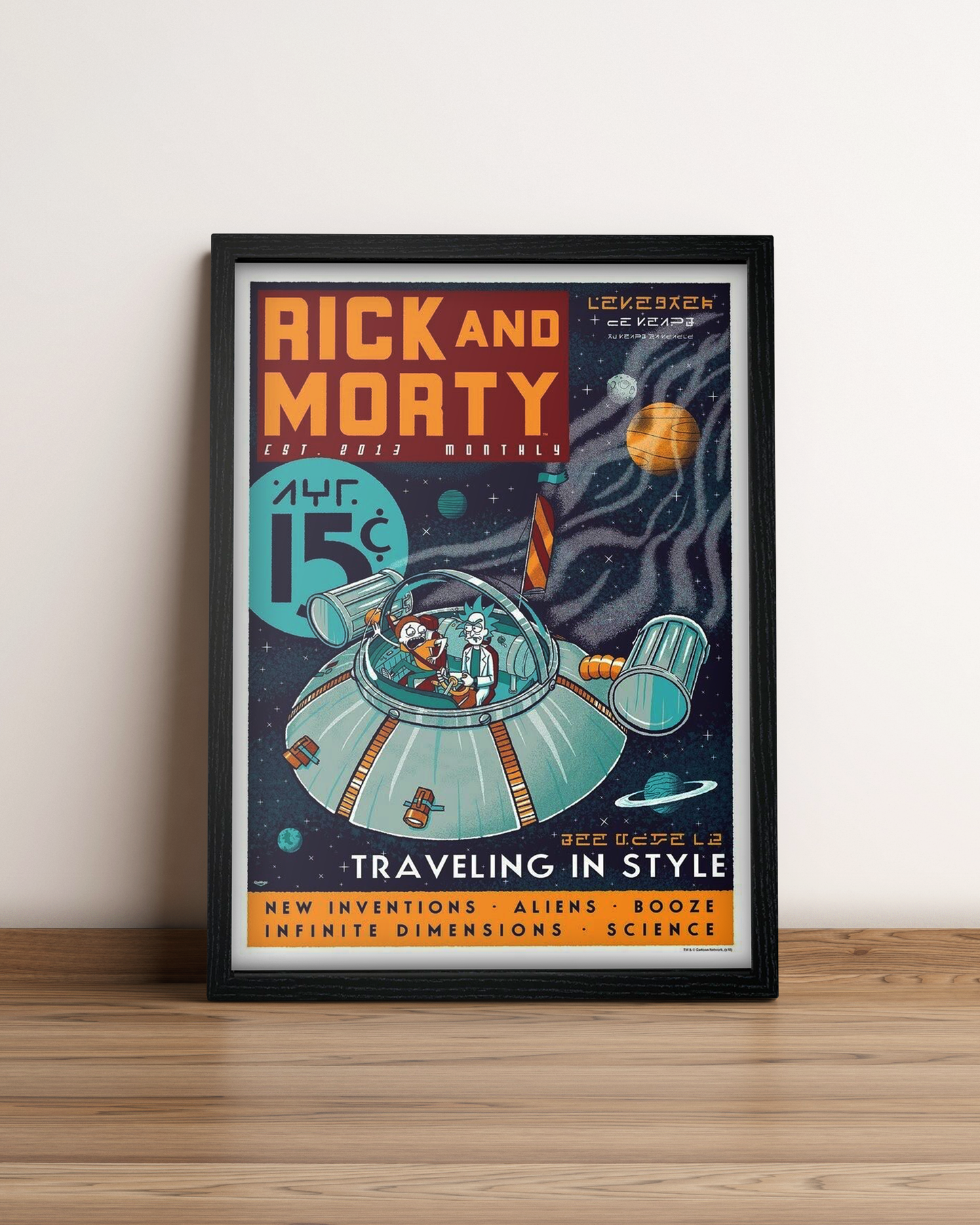 Rick y Morty - Cuadro Serie #4