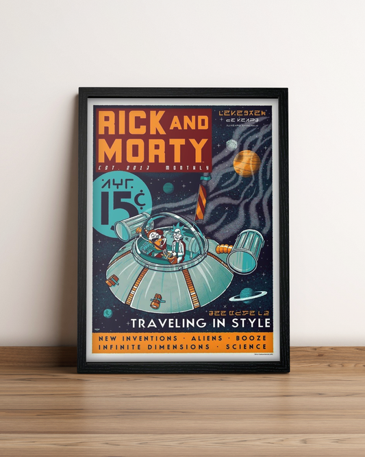 Rick y Morty - Cuadro Serie #4