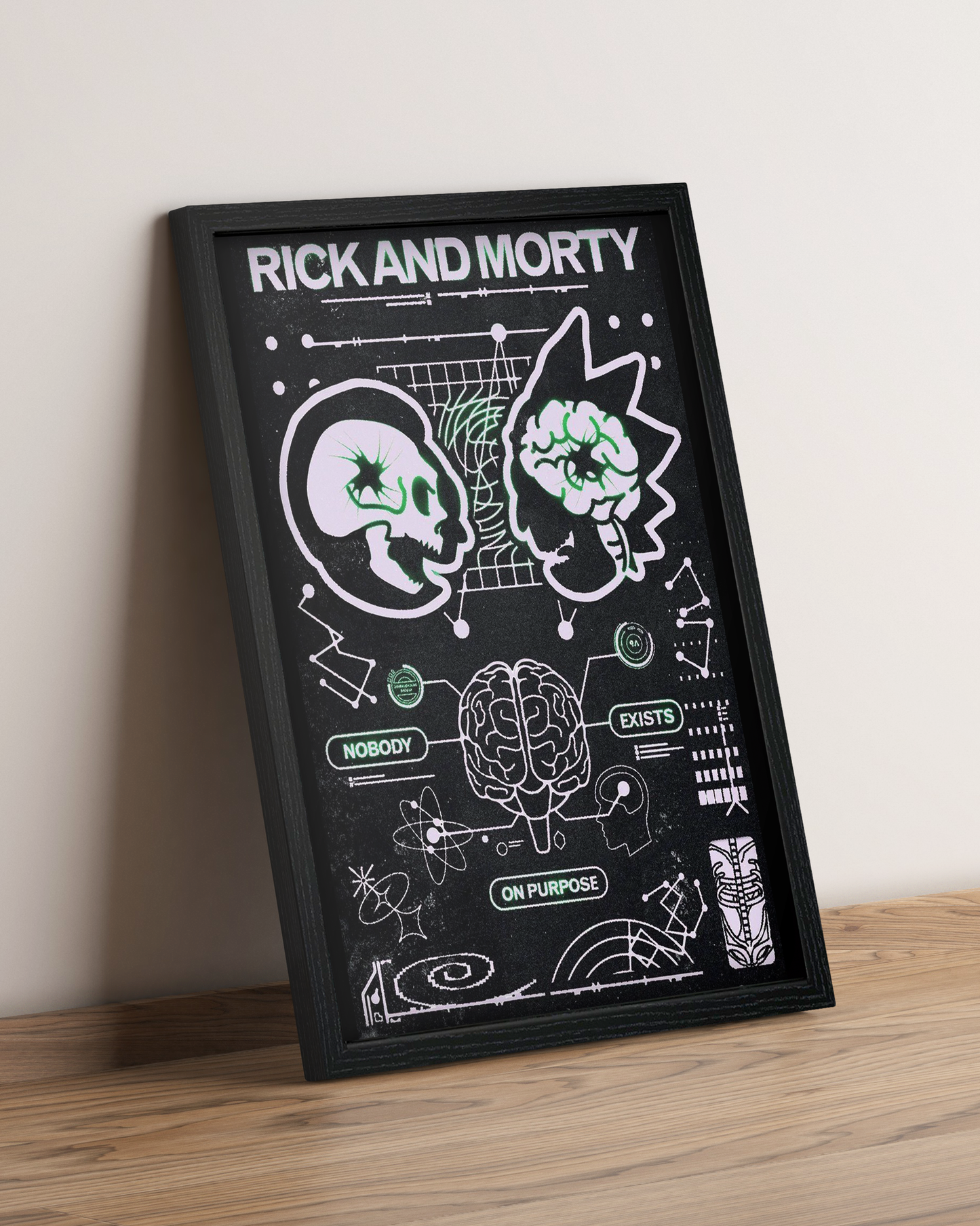 Rick y Morty - Cuadro Serie #6