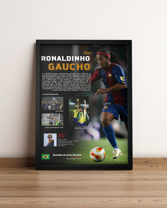 Ronaldiño - Cuadro Deportista