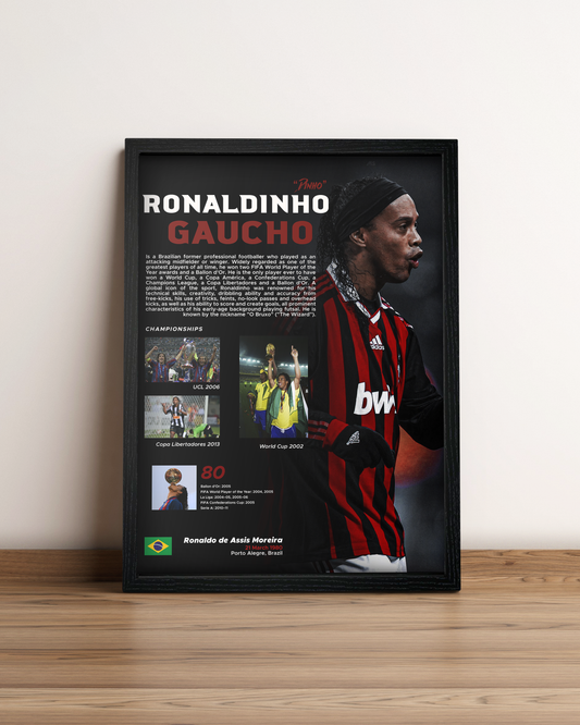 Ronaldiño - Cuadro Deportista #2