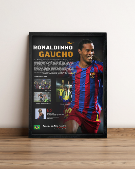 Ronaldiño - Cuadro Deportista #3