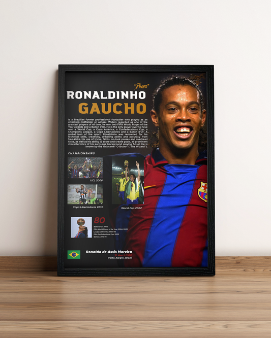 Ronaldiño - Cuadro Deportista #7