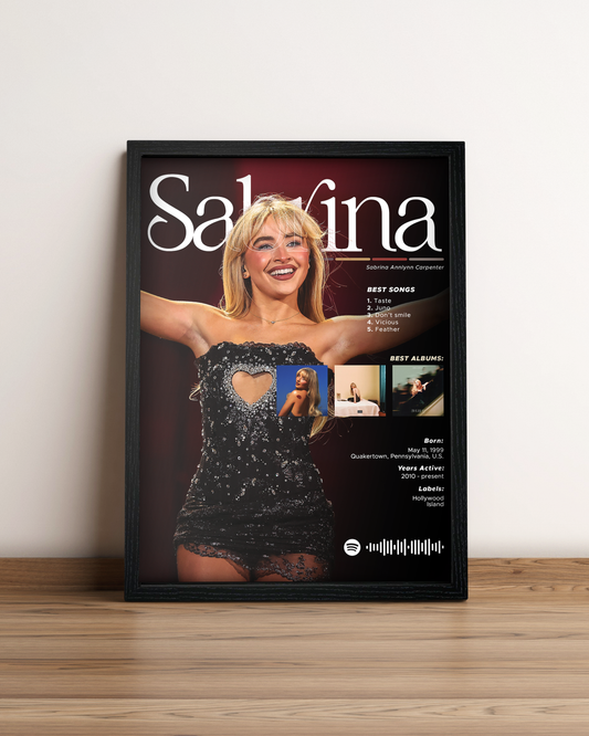 Sabrina Carpenter - Cuadro Artista