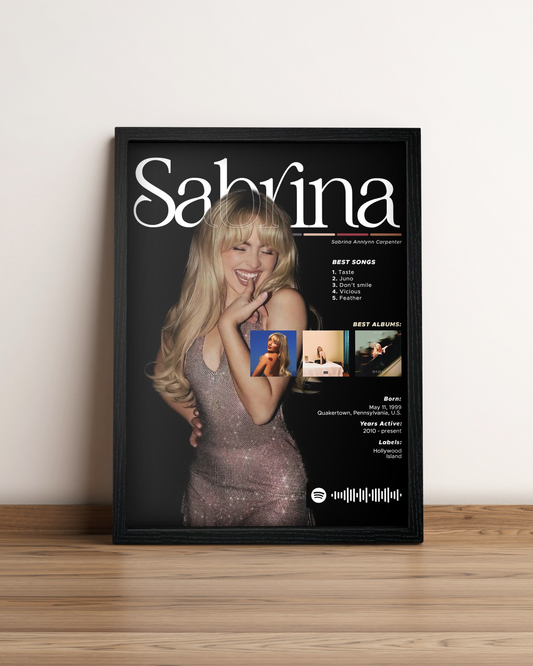 Sabrina Carpenter - Cuadro Artista #4