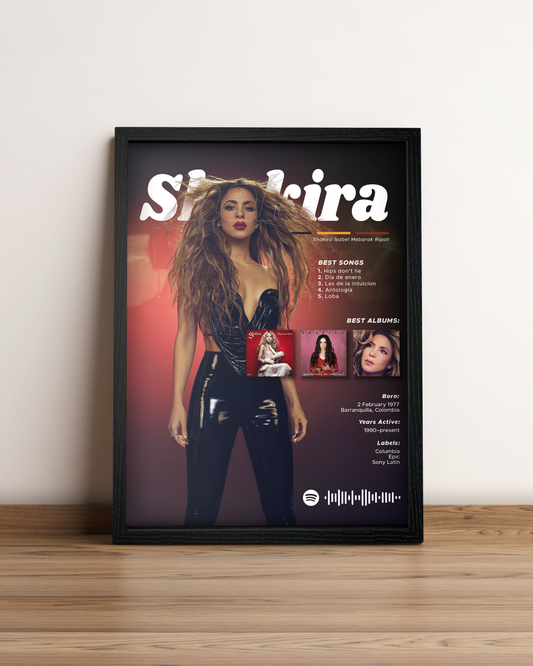 Shakira - Cuadro Artista