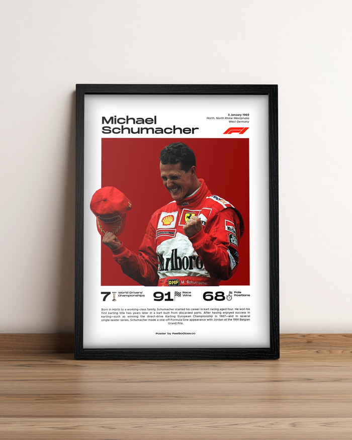 Michael Schumacher - Cuadro Formula 1