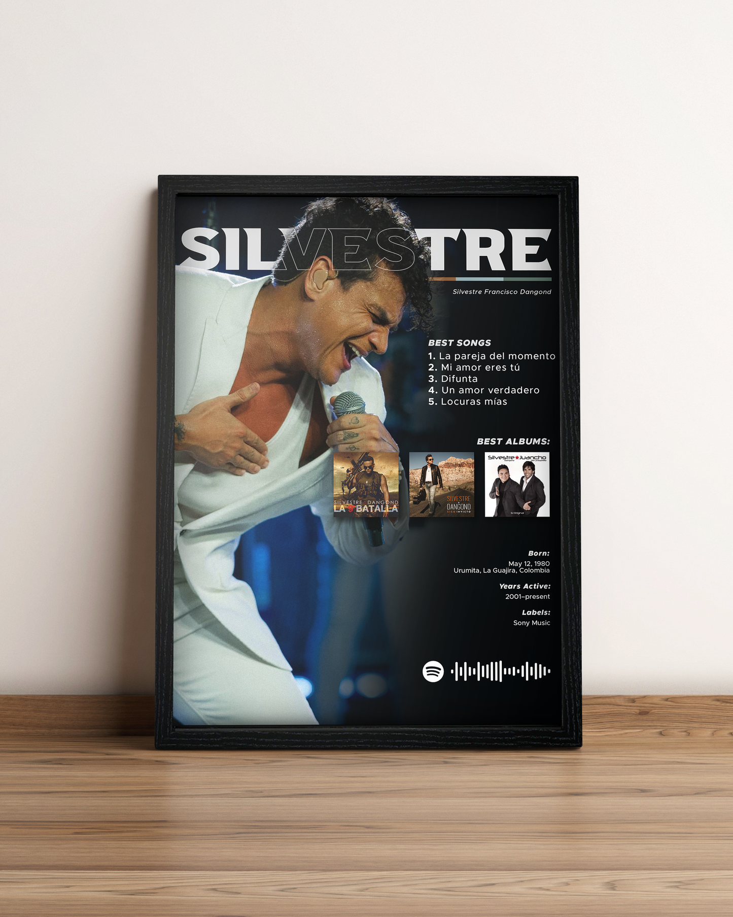 Silvestre Dangond - Cuadro Artista