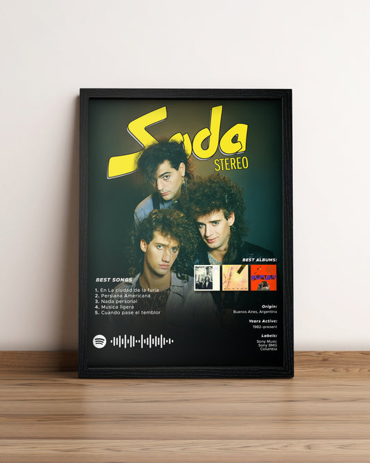 Soda Estereo - Cuadro Artista