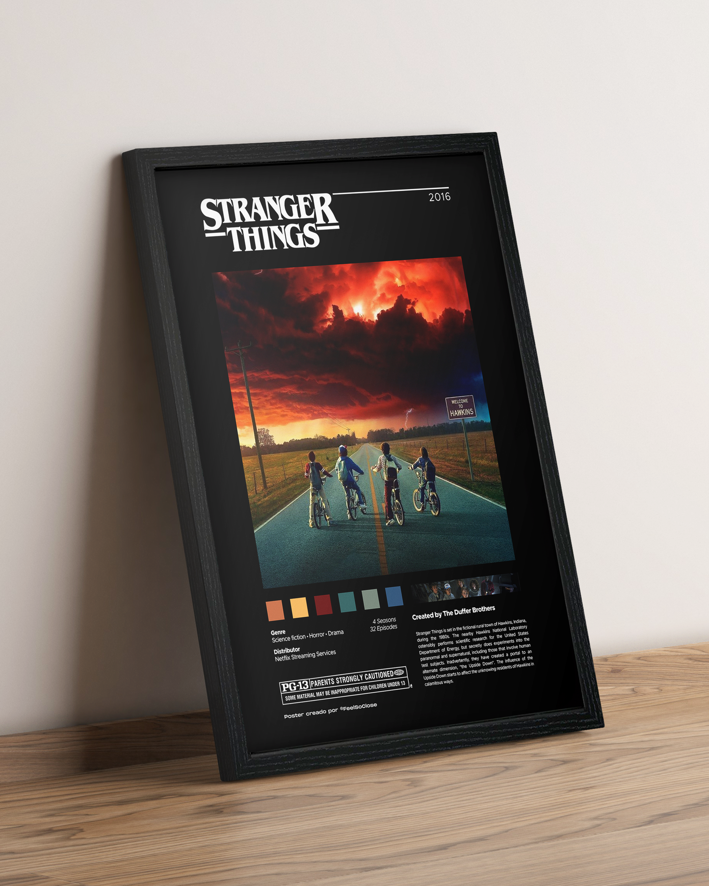 Stranger Things - Cuadro Serie #3