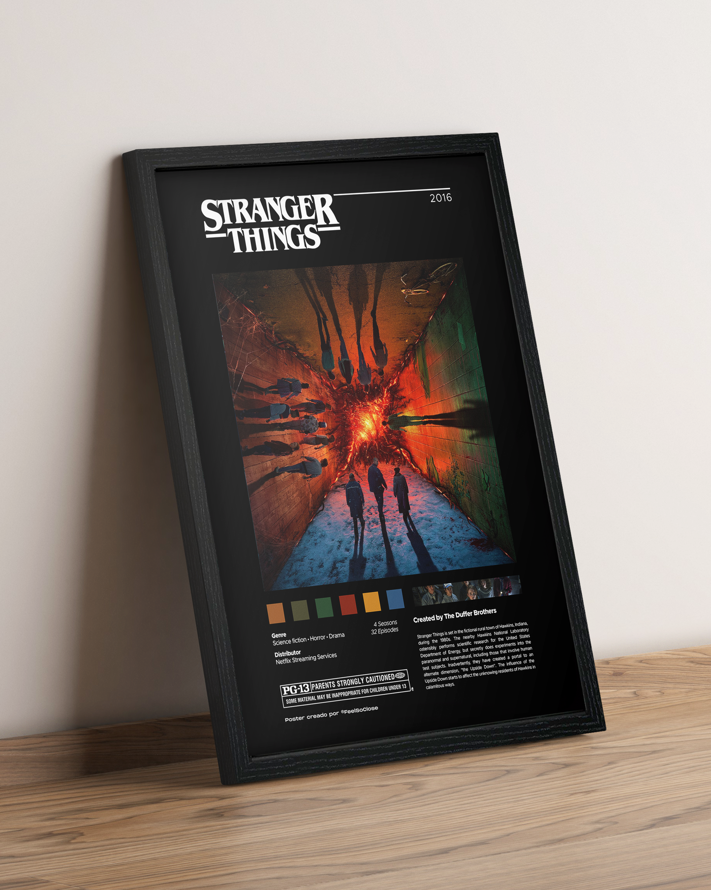 Stranger Things - Cuadro Serie #4