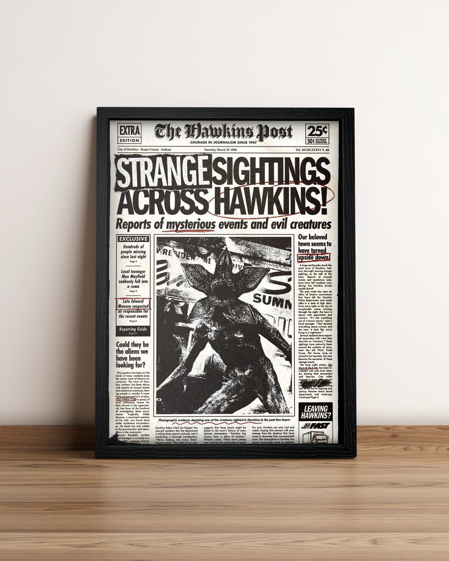 Stranger Things - Cuadro Serie #8