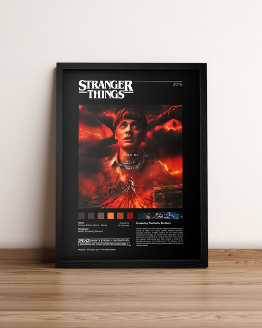 Stranger Things - Cuadro Serie #6